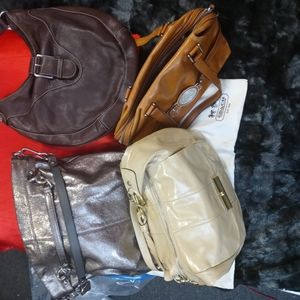 Bundle of vintage designer hand bags